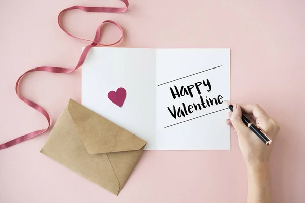 Conceito de cartão valentine — Fotografia de Stock
