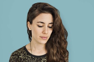 stüdyoda çekici kadın