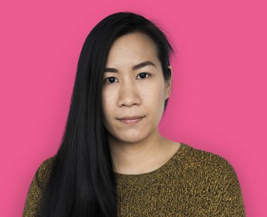 stüdyoda Asyalı kadın