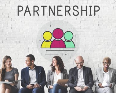 çalışan iş adamları. 