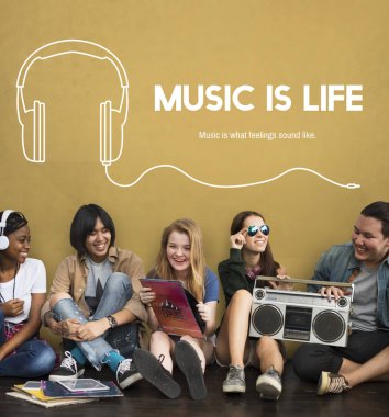 neşeli çeşitlilik gençler 