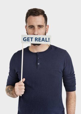 adam boş ağzıyla kaplama.