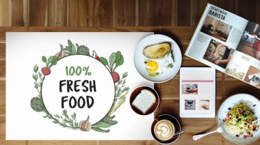 Sabah kahvaltısı masada.