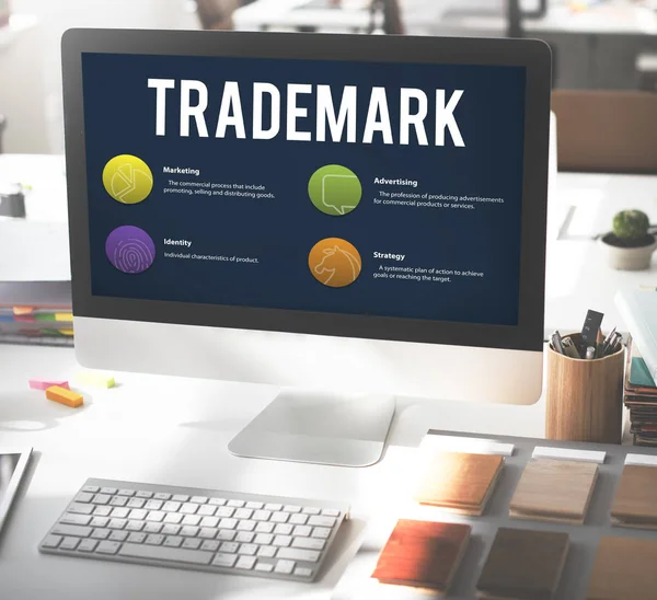 Office çalışma yer bilgisayar ile