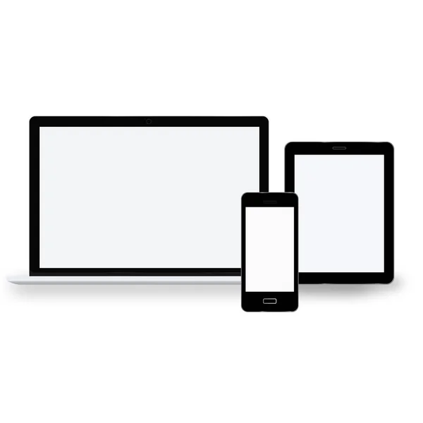 Ícone de dispositivos digitais — Vetor de Stock