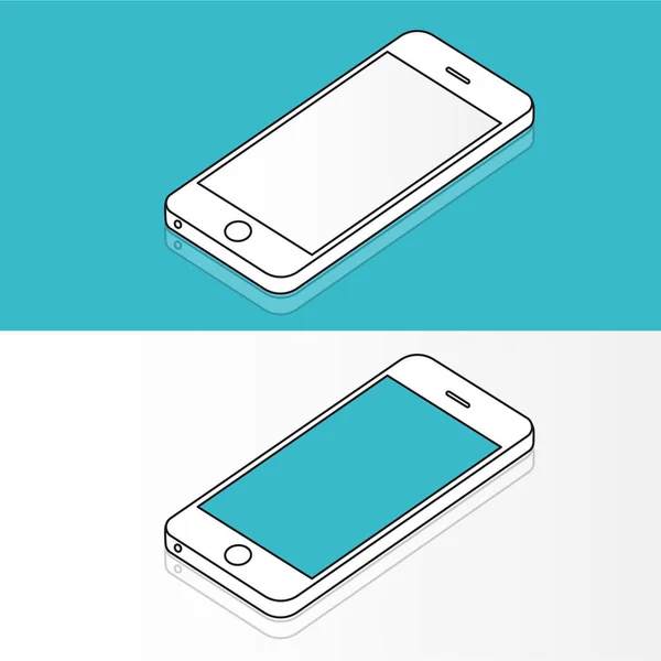 Smartphone Icono plano — Vector de stock