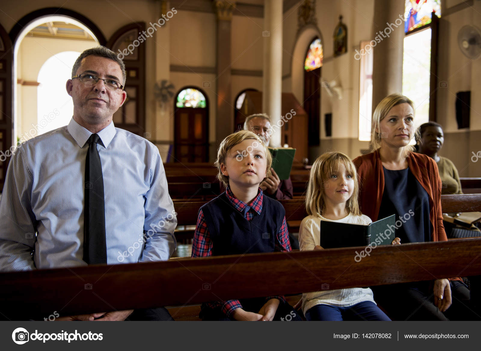 People Praying In Church Stock Photo C Rawpixel 142078082