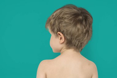 küçük çocuk Studio poz 