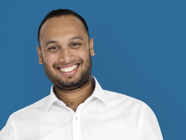 Empresário confiante sorrindo — Fotografia de Stock