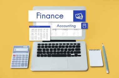 bilgi ile çalışan dizüstü bilgisayar