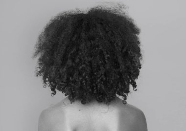 arkadan görünüşü Afrikalı Çocuk.