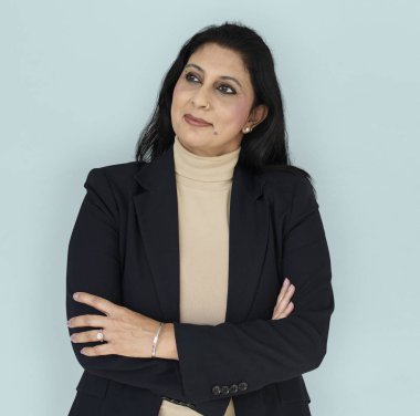 Kendine güvenen Hint iş kadını      