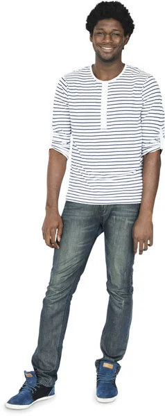 Casual afroamerikanska man — Stockfoto