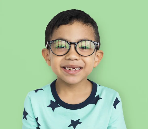 Boy wearing glasses — Stock Photo, Image