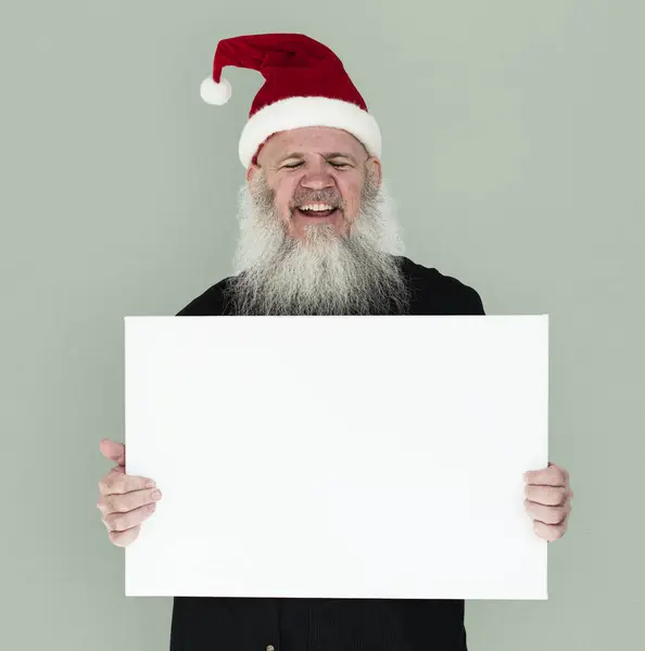Pai Natal homem sênior — Fotografia de Stock