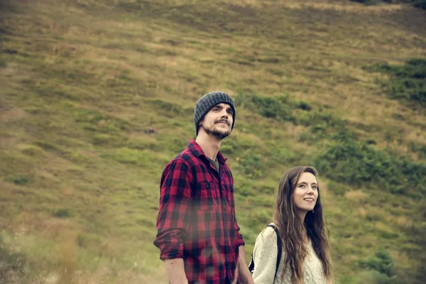 Couple spending time in nature. — Stock Photo, Image