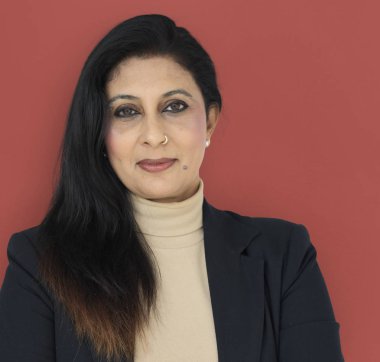 Kendine güvenen Hint iş kadını    