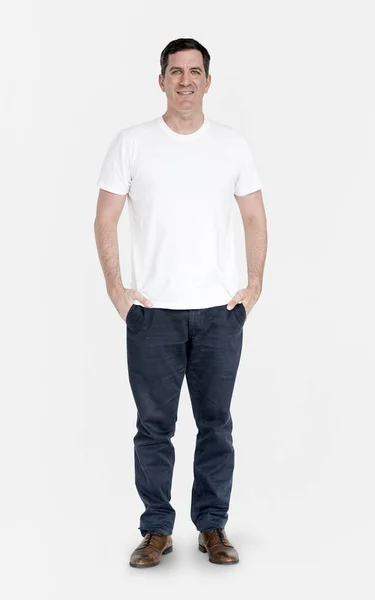 Muž v bílé košili — Stock fotografie