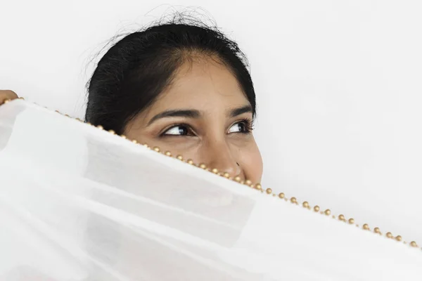 Indian woman in the studio — Stock Photo, Image