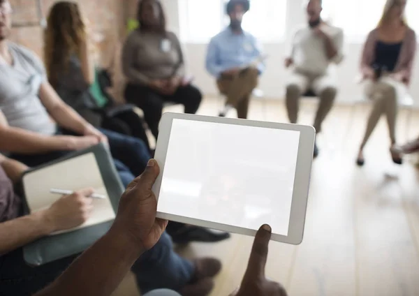 Reunión de personas sobre el seminario —  Fotos de Stock