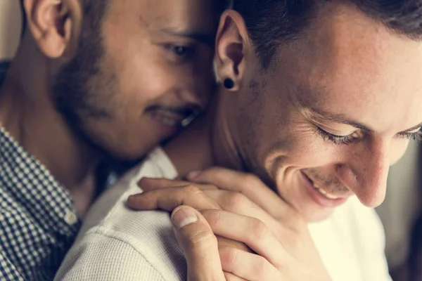 Männer schwules Paar zusammen — Stockfoto