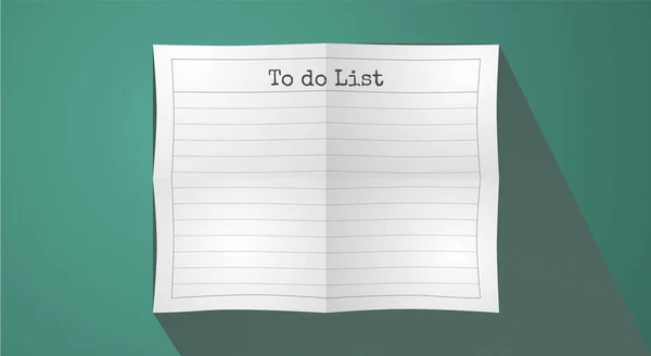 To do list blank — Stock Vector