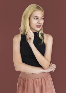 Güzel Sarışın Kadın 