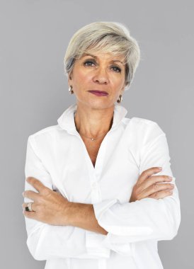 stüdyoda Olgun kadın