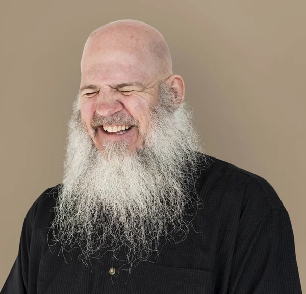 Älterer Mann lächelt — Stockfoto