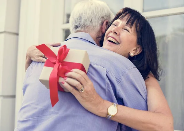 Senior couple together — Stock Photo, Image