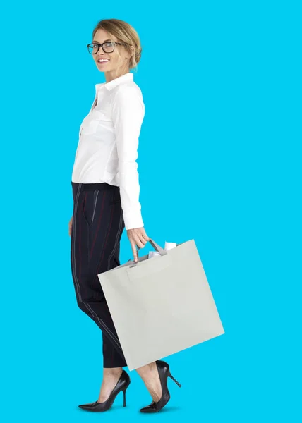Businesswoman carrying Bag — Stock Photo, Image