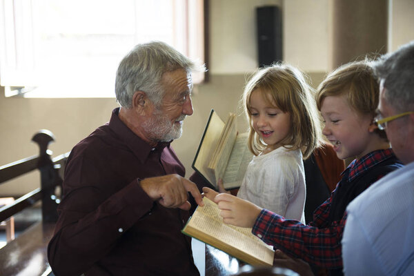 group of people in church