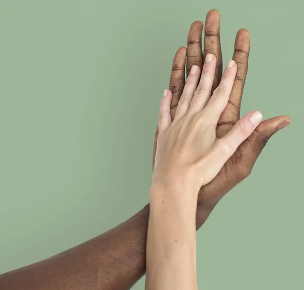 Human hands and togetherness — Stock Photo, Image