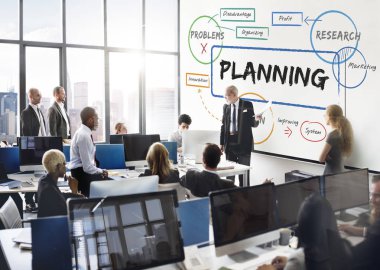 çalışan iş adamları 