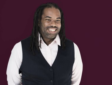 Afrika adam Studio poz