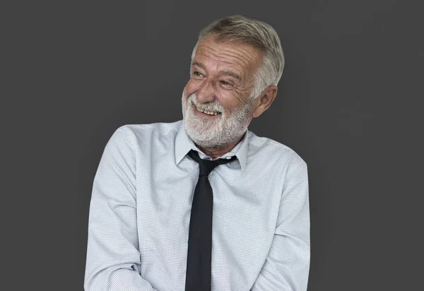 Sonriente hombre de negocios senior — Foto de Stock