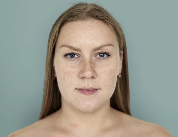 Woman with posing in studio — Stock Photo, Image