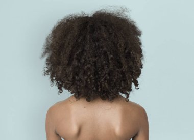 arkadan görünüşü Afrikalı Çocuk