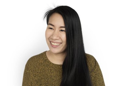 Güzel Asyalı kadın