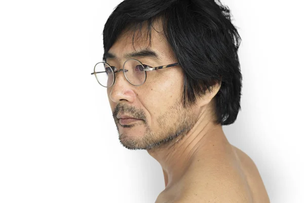 Asian man posing in studio — Stock Photo, Image