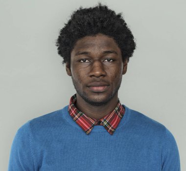 Afro-Amerikan erkek yüz