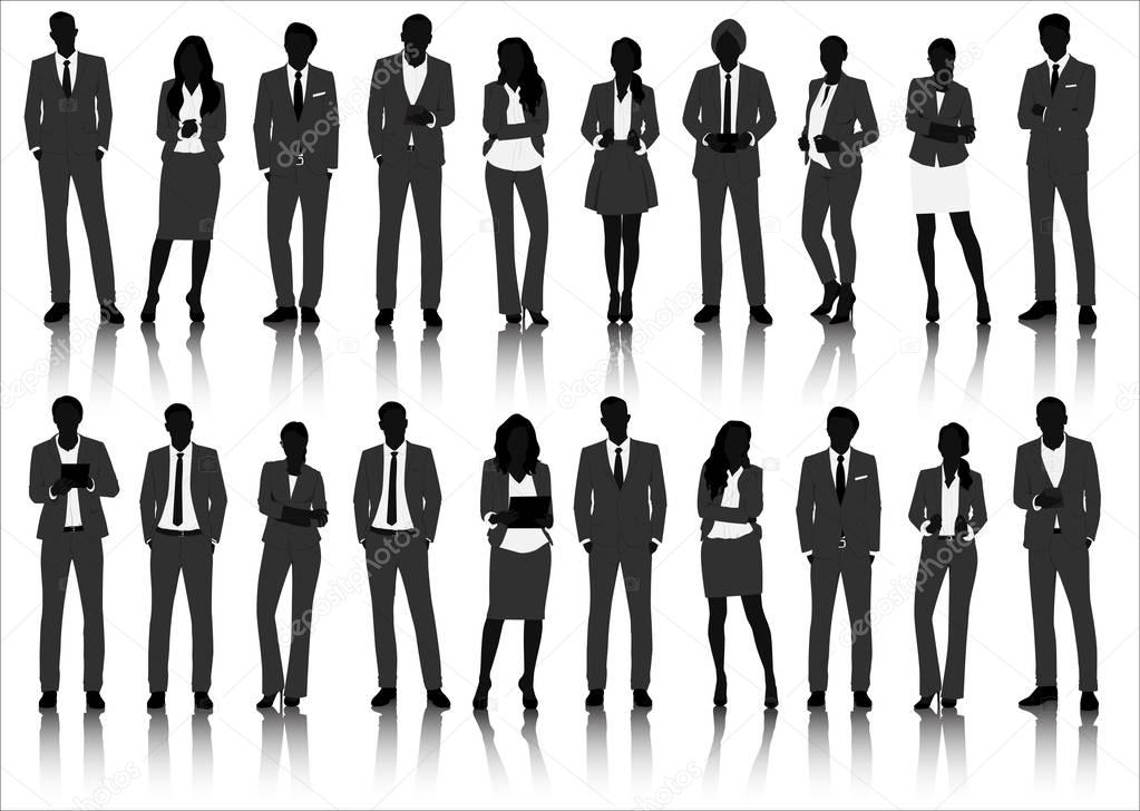 Business People silhouettes