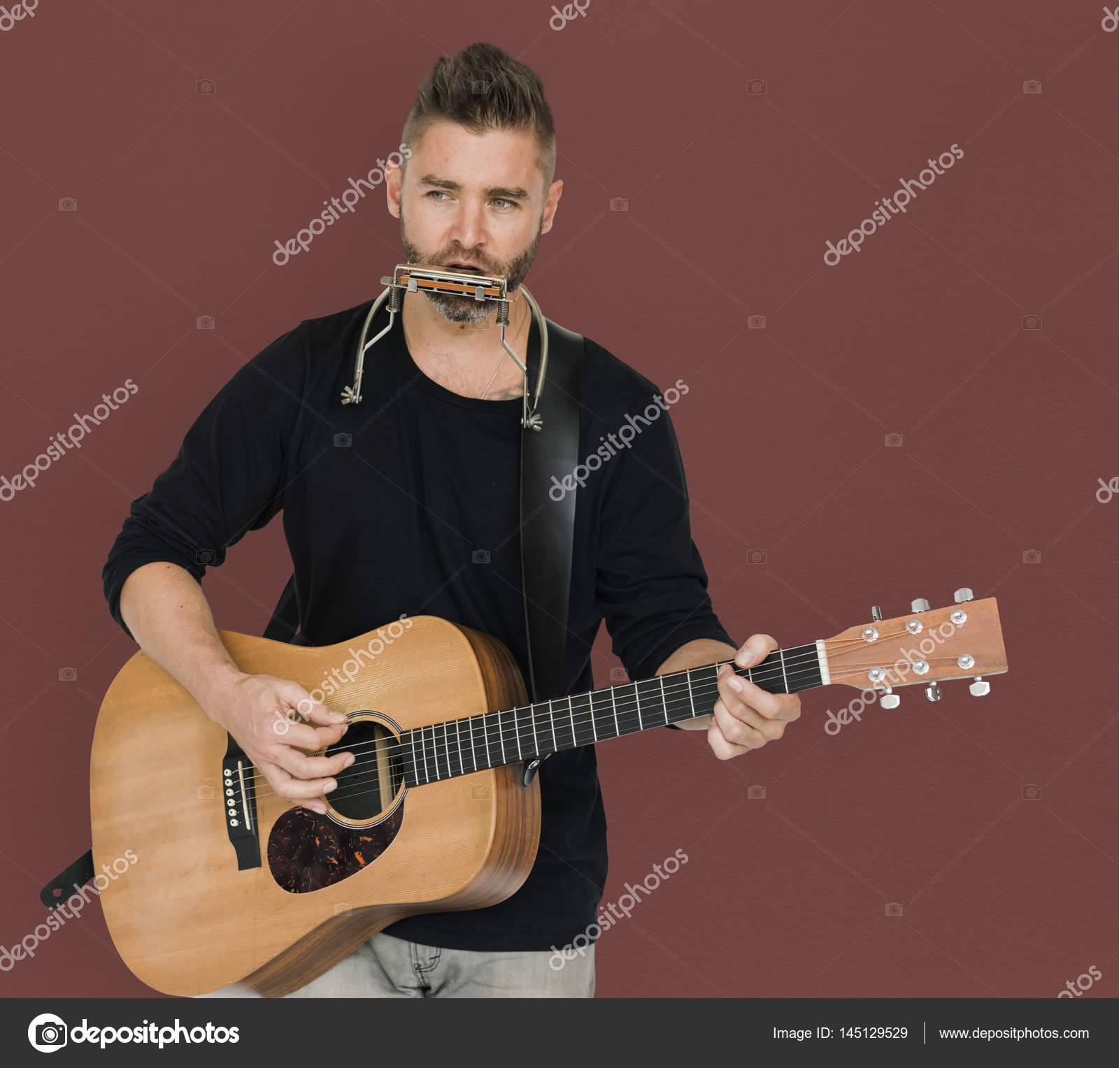 Harmonica guitar online