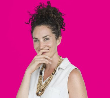 gülümseyen güzel kadın 