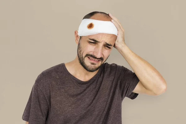 Homem casual em Stress — Fotografia de Stock