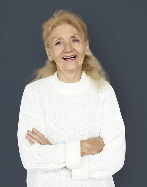 Mujer mayor sonriente —  Fotos de Stock