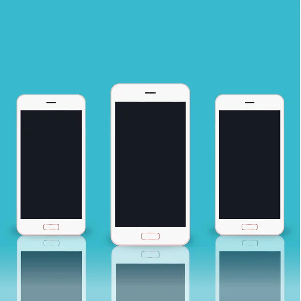 Grafische mobiele telefoons — Stockfoto