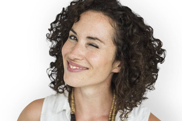 smiling beautiful woman 