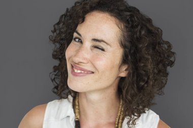 gülümseyen güzel kadın 