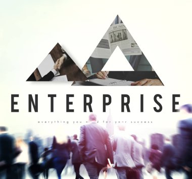 iş insanlar kalabalık.